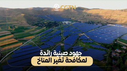 جهود صينية رائدة لمكافحة تغير المناخ