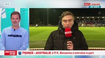 Benzema s'entraîne à part - Foot - CM 2022 - Bleus