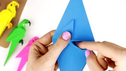 PARROT ORIGAMI  _ Origami Paper Parrot