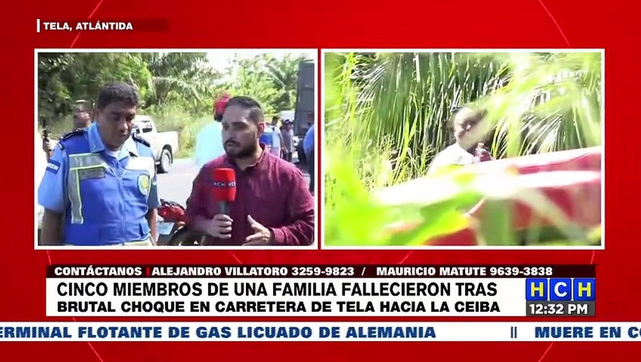 ¡Triste! A cantarle "Las Mañanitas" a un pariente, iba familia que murió en fatal accidente en Tela