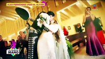 ¡Se dieron el sí! Alex Fernández llegó al altar con su novia Alexia