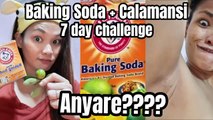 Baking Soda   Calamansi  (7 Day Challenge) Beautipid Tips Nancy Castillo Vlog