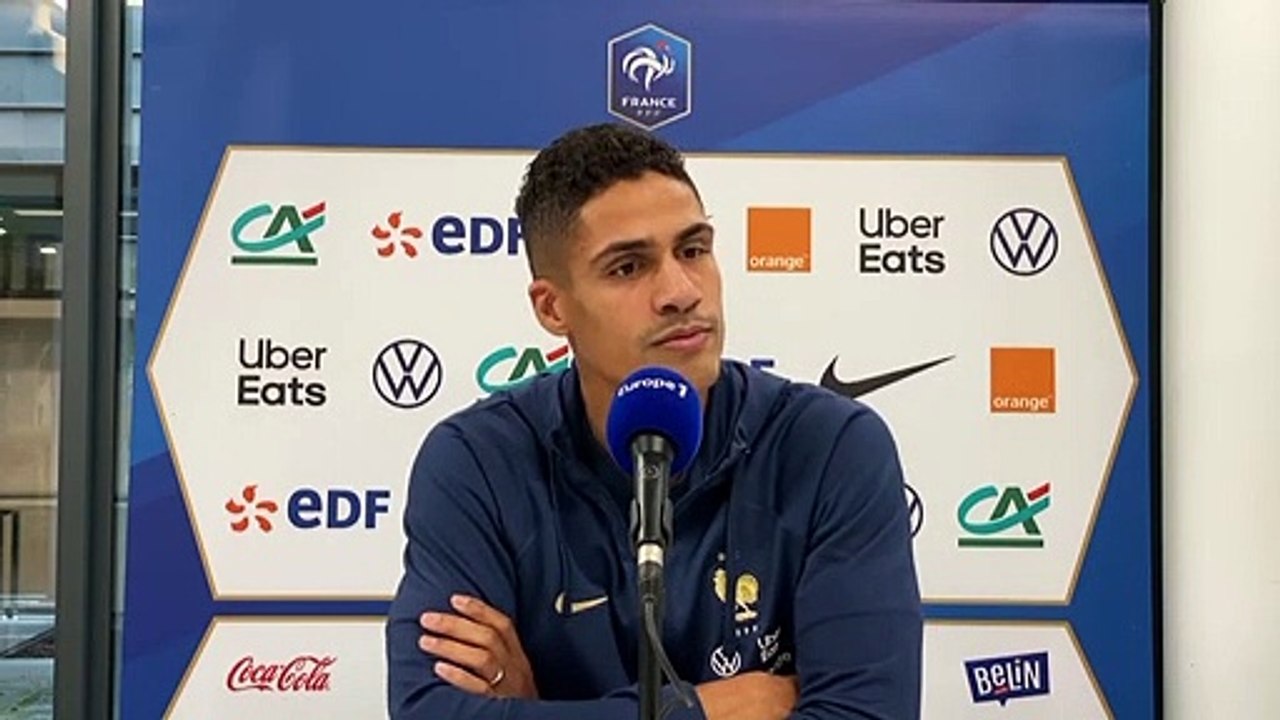 Lettre des Bleus sur les droits humains : pour Raphaël Varane c'est "l'humain qui s'exprime"