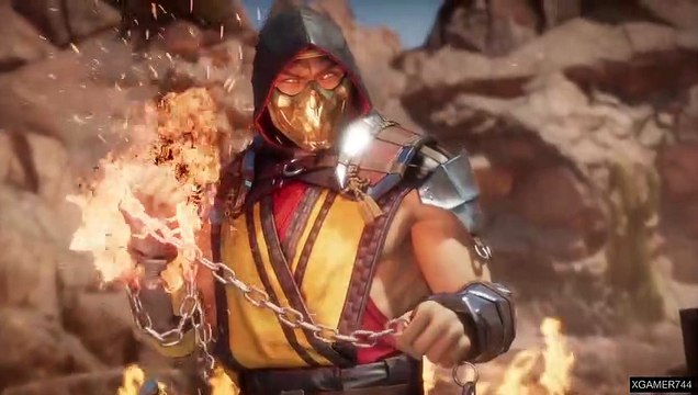 028. Mortal Kombat 11 - Scorpion Vs. Johnny Cage (VERY HARD)