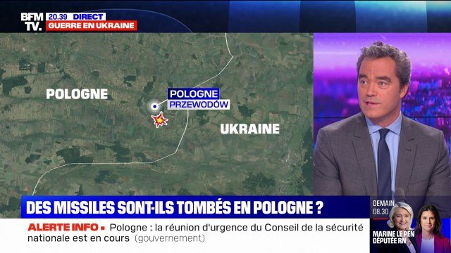 Des missiles russes sont-ils tombés en Pologne? Une vérification est en cours dans le cadre de l'Otan , selon le ministère des Armées à BFMTV