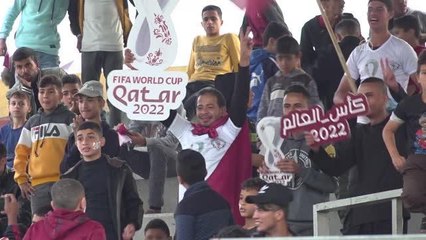 Gazze'den Katar'ın 2022 FIFA Dünya Kupası'na ev sahipliğine destek maçı