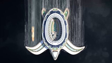 Design for £6.8bn turtle-shaped floating city unveiled