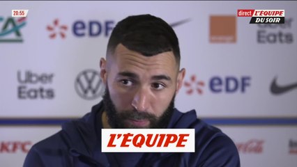 Benzema : «J'avais des douleurs, mais pas de grosse blessure» - Foot - CM 2022 - Bleus