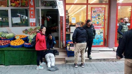 Kamyonet şoförüne "Neden kaçtın?" diyerek tokat attı