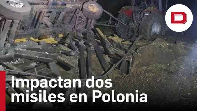 Polonia investiga el impacto de dos misiles rusos en su territorio