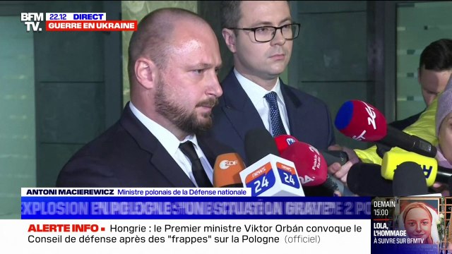 Explosion en Pologne: le ministre de la Défense polonais parle d'une situation grave