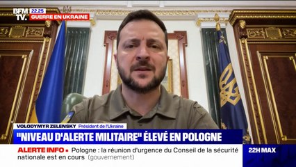 Volodymyr Zelensky: "La terreur ne se limite plus aux frontières de notre État"