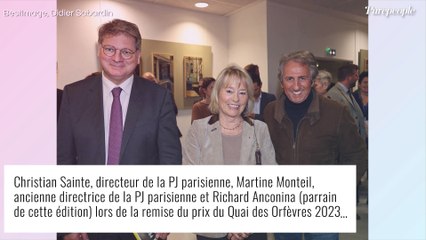 Richard Anconina parrain d'un grand prix littéraire, apparition pétillante en présence de policiers