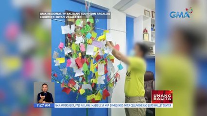 Christmas tree na puno ng hiling ng mga PDL, agaw-pansin | UB