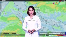 Prakiraan Cuaca 33 Kota Besar di Indonesia 16 November 2022