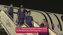 England touch down in Qatar ahead of World Cup