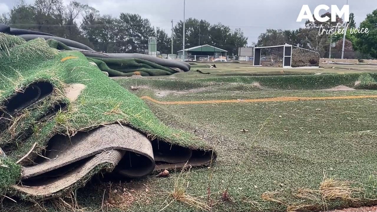 Flood-wrecked grounds of Molong Hockey Club | November 16, 2022 | Central Western Daily