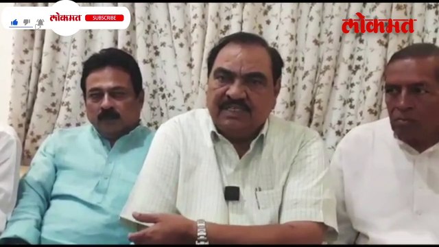 गिरीश महाजन आणि गुलाबराव पाटील खडसेंच्या निशाण्यावर...