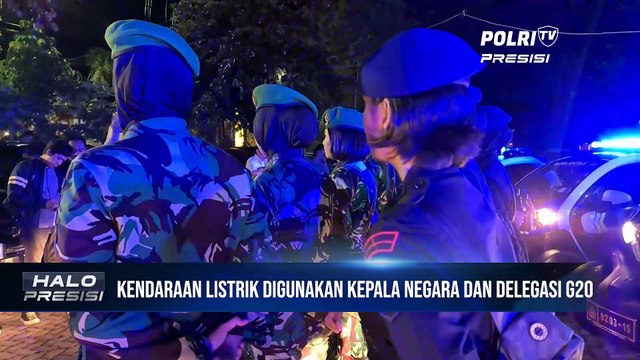 Patroli Gunakan Kendaraan Listrik, Polwan dan Kowad Bersinergi Jaga Keamanan Penyelenggaraan KTT G20