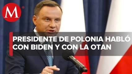 Biden y secretario de OTAN hablan con presidente de Polonia tras reporte de caída de misiles