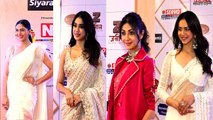 Janhvi Kapoor, Rakul Preet, Mrunal, Shilpa खूबसूरत Saree Look में पहुंची NBT Event में! | FilmiBeat