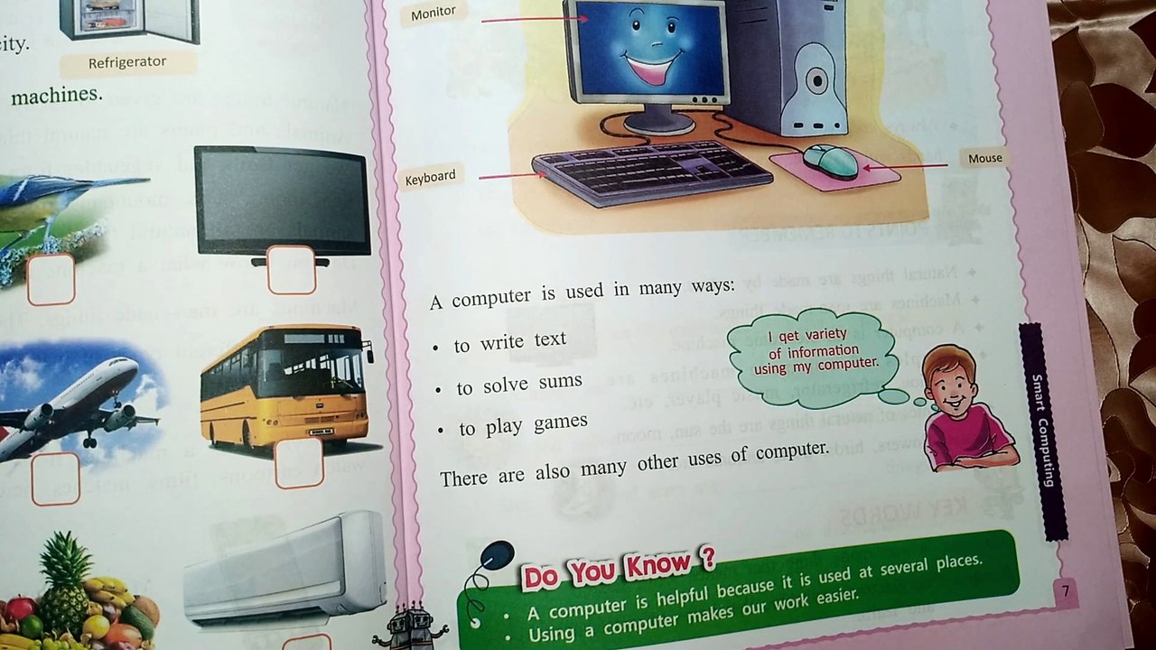 Computer - An Electronic Machine Class 1 - Reading- Ep 2 - video ...