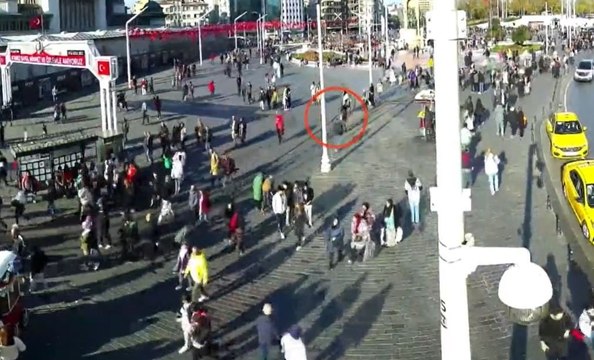 Taksim’i kana bulayan teröristin yeni görüntüleri ortaya çıktı