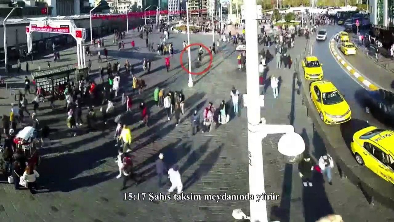 İstiklal bombacısının yeni görüntüleri ortaya çıktı