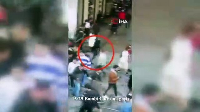 Taksim'i kana bulayan hainin yeni görüntüleri