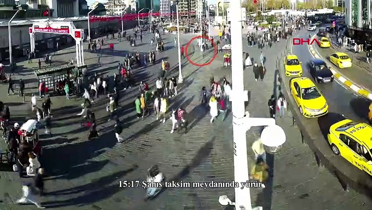 Taksim teröristinin yeni görüntüleri: Aramızda böyle dolaşmış