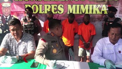 Resahkan Warga Mimika, Tiga Pelaku Curanmor Ditangkap