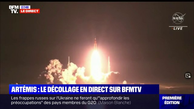 Mission Artemis: la fusée de la Nasa décolle en direction de la Lune