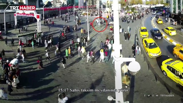İstiklal Caddesi'ndeki bombacı teröristin yeni görüntüleri ortaya çıktı