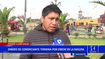 Comerciante bota por error caja con S/5 200 a la basura y ahora ofrece recompensa