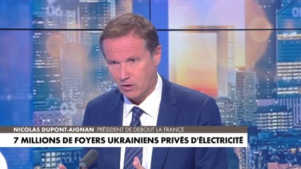 Nicolas Dupont-Aignan : «C’est une poudrière»