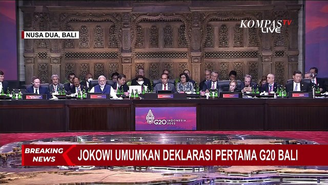 Presiden Joko Widodo Resmi Tutup KTT G20, Serahkan Presidensi ke India