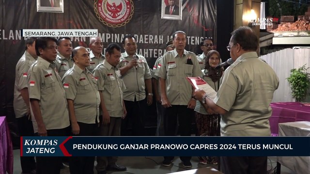 Pendukung Ganjar Pranowo Capres 2024 Terus Muncul