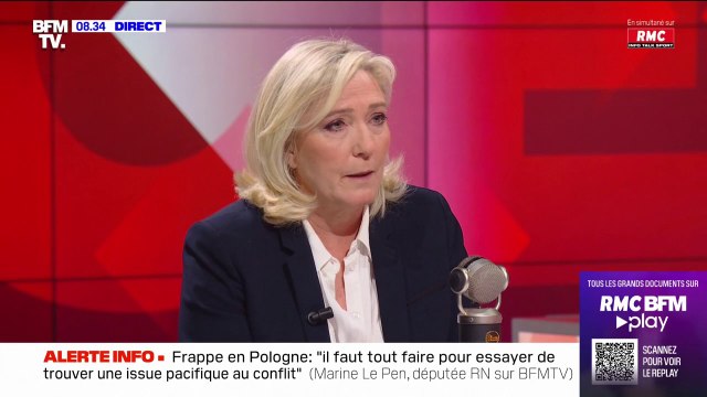 Marine Le Pen: La perspective d'une guerre mondiale me fait extrêmement peur