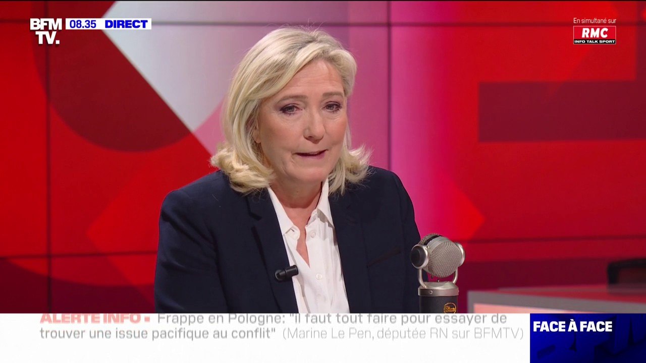 Migrants: pour Marine Le Pen, "des ONG sont complices des passeurs"