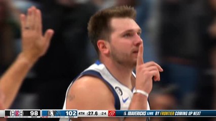 下载视频: Doncic buries clutch three after Mavericks blow 25-point lead