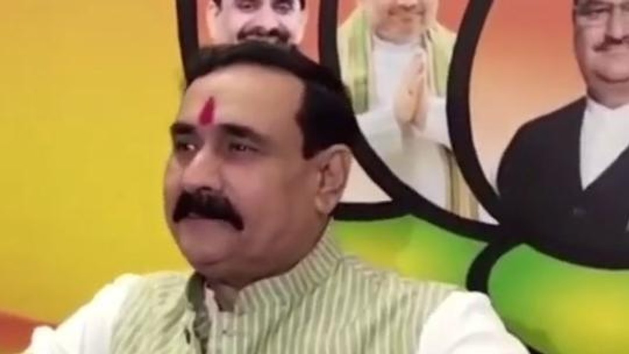 गृहमंत्री नरोत्तम का 'दिग्गी राजा' पर बड़ा हमला, कहा- दिग्विजय सिंह के वाणी में भरा है जहर