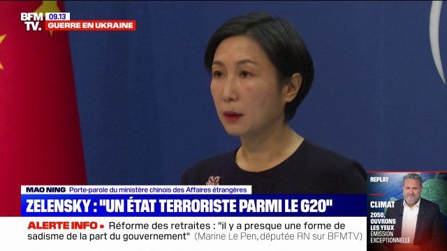 Chute d'un missile en Pologne: la Chine appelle toutes les parties à rester calmes