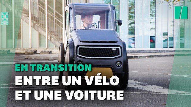 À Angoulême, une voiture à pédales pour les centres-villes