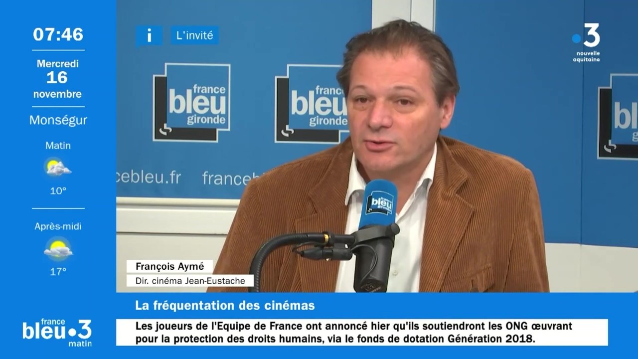Les cinémas après le COVID : François Aymé, directeur du cinéma Jean Eustache à Pessac, invité de France Bleu Gironde