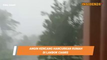 ANGIN KENCANG HANCURKAN RUMAH DI LAKBOK CIAMIS
