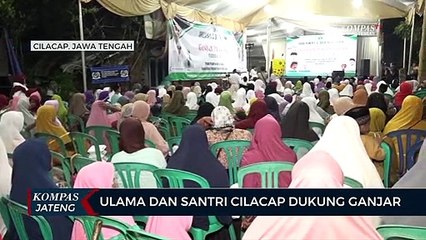 Ulama dan Santri di Cilacap Dukung Ganjar