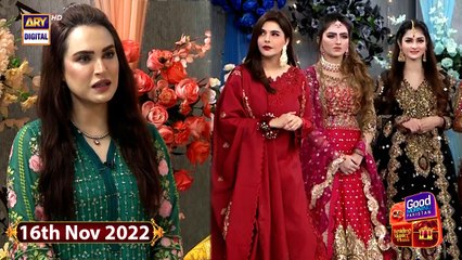 Good Morning Pakistan - Mayon & Mehndi Function - 16th November 2022 - ARY Digital Show