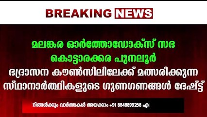 കൊട്ടാരക്കര പുനലൂർ ഭദ്രാസന കൗൺസിലിലേക്ക് മത്സരിക്കുന്ന സ്ഥാനാർത്ഥികളുടെ ഗുണഗണങ്ങൾ ഭേഷ്‌ട്ട്