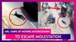 Shocking! Girl Jumps Of Moving Autorickshaw To Escape Molestation In Aurangabad; CCTV Footage Goes Viral