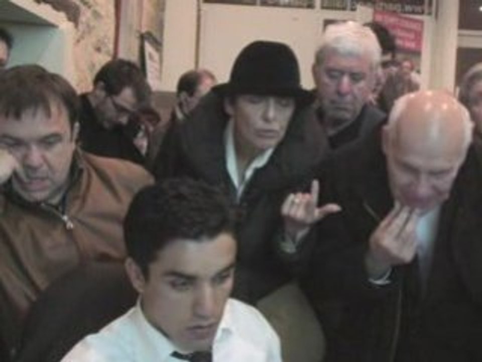 Lyne Cohen-Solal dans son quartier général